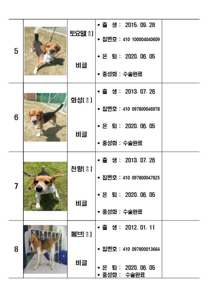 검역탐지견 분양 공고 배너
